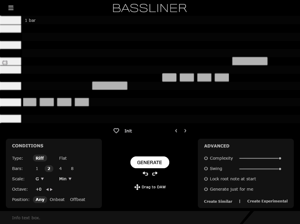 Bassliner VST Plugin Interface